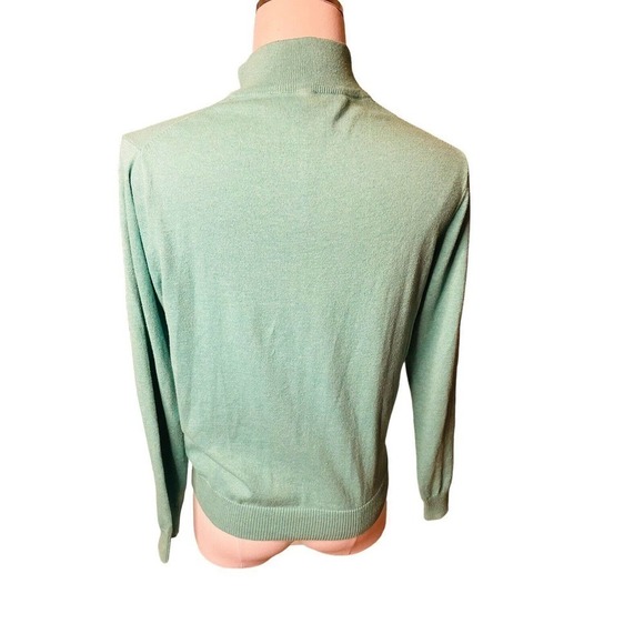 Vineyard Vines Mens Performance Quarter Zip Pullover Long Sleeve Green Small - Picture 6 of 8